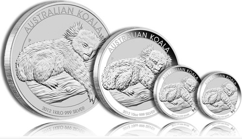 Australian Koala Silver Bullion Coins (Perth Mint Images)