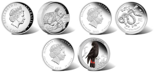 September Australian Silver Coins Featuring Koala, Snake and Cockatoo September Australian Silver Coins Featuring Koala, Snake and Cockatoo